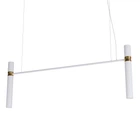 Люстра Tube chandelier, PikArt арт. 5299 Золотий/білий 150 см