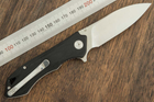 Кишеньковий туристичний складаний ніж Bestech Knife Beluga Black BG11D-2 - зображення 7