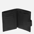 Мужской кожаный кошелек Laras K10010a Черный (ROZ6206118224) - изображение 6