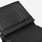 Мужской кожаный кошелек Laras K10010a Черный (ROZ6206118224) - изображение 12
