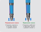 Ручка корректор осанки STRAINT PEN с подставкой и пеналом со смарт чипом синяя - изображение 3