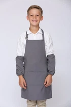 Фартук для уроков труда Making 11-18 лет габардин серый
