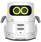 Умный робот AT-Robot с сенсорным управлением и обучающими карточками Белый на украинском языке (AT002-01-UKR)