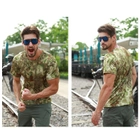 Мужская тактическая футболка с коротким рукавом Lesko A159 Green Kryptek размер XXL (K/OPT2-4851-15822) - зображення 3