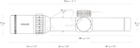 Приціл оптичний Hawke Frontier 30 1-6x24 прицільна сітка Circlel Dot з підсвічуванням - зображення 2