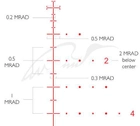 Приціл оптичний Hawke Frontier FFP SF 5-25x56 прицільна сітка Mil Pro (25х) з підсвічуванням - зображення 9