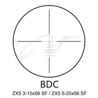 Приціл MINOX ZX5i 3-15x50 сітка - BDC (з підсвічуванням) - зображення 3