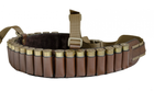 Патронташ поясной для 24 патронов 12/16 калибр A-LINE коричневый (М91) - изображение 2