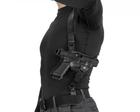 Подплечная поясная кожаная кобура A-LINE для Glock черная (3КУ9) - изображение 1