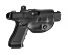 Подплечная поясна шкіряна кобура A-LINE для Glock чорна (3КУ9) - зображення 8