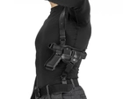 Подплечная поясная кожаная кобура A-LINE для Glock черная (3КУ1) - изображение 1