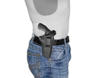 Подплечная, поясна, внутрибрючная шкіряна кобура A-LINE для револьвера чорна (3КУ3 Альфа440) - зображення 5