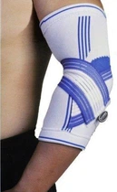 Налокотник Power System PS-6007 Elbow Support Pro White/Blue (1шт.) L/XL