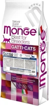 Сухой корм для кошек Monge Cat Urinary со вкусом курицы, лосося и риса