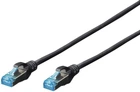 Патч-корд Digitus CAT5e SF-UTP 2 м AWG 26/7 Черный (DK-1531-020/BL)