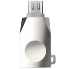 Переходник HOCO Micro USB-USB OTG UA10 silver/white