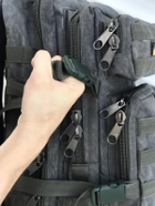 Тактичний військовий похідний рюкзак Crinkel 1200D 25л Піксель Україна (1018) - зображення 5