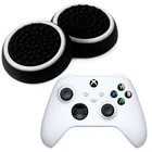 Силіконові накладки на аналогові стіки Honson для геймпада Xbox Series X / S чорні з білою окантовкою 2 шт