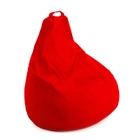Кресло груша мешок Мега Prolisok красный 90x125 (XL) Oxford PU 600d - зображення 1