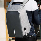 Рюкзак антивор городской водонепроницаемый с USB выходом элегантный универсальный многофункциональный Grey - изображение 3