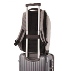 Рюкзак антивор городской водонепроницаемый с USB выходом элегантный универсальный многофункциональный Grey - изображение 8
