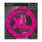 Струны D`ADDARIO ECB81-5 XL CHROMES FLATWOUND BASS 5 45-132