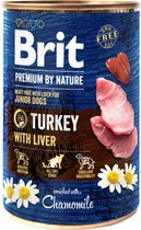 Влажный корм для собак Brit Premium Индюшатина с индюшиной печенью