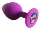 Силиконовая анальная пробка Slash Silicone, M цвет фиолетовый (20638867000000000) - изображение 1