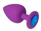 Силиконовая анальная пробка Slash Silicone, S цвет фиолетовый (20637805000000000) - изображение 1