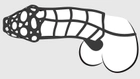 Насадка-сетка на пенис с вибрацией Black Velvets Sleeve & Vibe (18364000000000000) - изображение 5