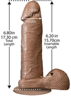 Фаллоимитатор Doc Johnson Realistic Cock 6 цвет коричневый (03815014000000000) - изображение 4