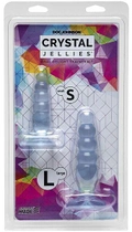 Комплект з 2х анальних пробок Doc Johnson Crystal Jellies Anal Delight Traner колір прозорий (12651041000000000) - зображення 4