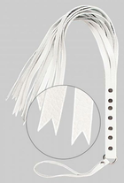 Плеть Fancy Leather Floger цвет белый (16674004000000000) - изображение 2