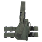Кобура для пистолета набедренная регулируемая правосторонняя MFH олива (тёмно-зелёная) (30725B) - изображение 1