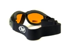 Очки защитные с уплотнителем Global Vision ELIMINATOR оранжевые - изображение 2