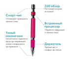 Смарт ручка с функцией слежения правильной осанки STRAINT PEN с пеналом подставкой Розовая - изображение 7