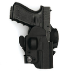 Кобура Front Line KNGxxSR з замком для Glock 17/22/31. Матеріал - Kydex. Колір - чорний (2370.22.64) - зображення 1