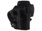 Кобура Front Line LKC для Glock 17/22/31. Матеріал - Kydex/шкіра/замша. Колір - чорний (2370.22.31) - зображення 1