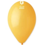 Латексный шар Gemar 12 "30см 002 пастель желтый 1523