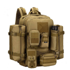 Рюкзак городской походной тактический Protector Plus S457 45л coyote - изображение 6