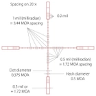 Прицел оптический Hawke Sidewinder 8.5-25x42 SF (20x 1/2 Mil Dot IR) - изображение 3