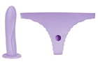 Страпон із знімною насадкою з силікону Vibe Therapy Gratify колір фіолетовий (08074017000000000) - зображення 3