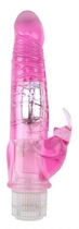 Вібратор-кролик Chisa Novelties Jelly Glitters Dual Teaser колір рожевий (20245016000000000) - зображення 1