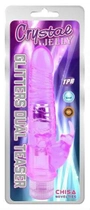 Вібратор-кролик Chisa Novelties Jelly Glitters Dual Teaser колір фіолетовий (20245017000000000) - зображення 2