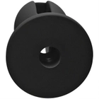 Анальна пробка-тунель Kink Wet Works Lube Luge Premium Silicone Plug 6 Inch, 15,2 см колір чорний (19877005000000000) - зображення 5