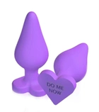 Анальная пробка Blush Novelties Naughty Candy Heart цвет фиолетовый (17769017000000000) - изображение 1