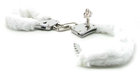 Наручники Fetish Fantasy Series Beginners Furry Cuffs White (03736000000000000) - зображення 6