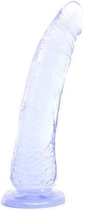 Фаллоимитатор заостренный кристалл Pipedream Basix Rubber Works Slim 7 (08544000000000000) - изображение 3