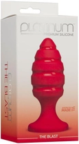 Анальна пробка Doc Johnson Platinum Premium Silicone The Blast колір червоний (15619015000000000) - зображення 1