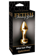 Анальна пробка Pipedream Fetish Fantasy Gold Mini Luv Plug (15338000000000000) - зображення 2